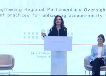 Konferenca për forcimin e mbikëqyrjes parlamentare, Spiropali: Objektiv anëtarësimi në BE brenda 2030!