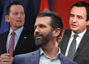 “Mos u mashtroni nga Albin Kurti”, djali i Donald Trump shpërndan postimin e Grenell