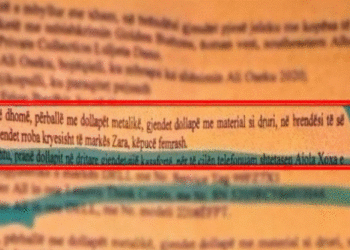 “Kanë blerë online veshje firmato”, por në dollapin e Ajola Xoxës SPAK ka gjetur vetëm rroba të markës Zara, publikohet dokumenti