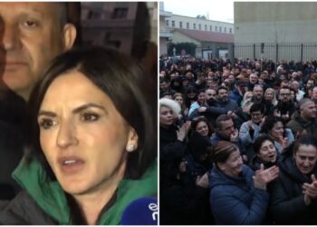 Luiza Gega u bashkohet mbështetësve të Veliajt para GJKKO: E çuditshme mënyra si janë ngritur akuzat!