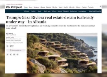 Riviera e Gazës, “The Telegraf”: Ëndrra e Trump po zbatohet në Sazan! Aeroporti i Vlorës pritet që t’i shërbejë