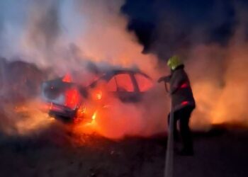 Shpërthen në flakë makina në lëvizje në aksin Pukë-Fushë Arrëz, mjeti shkrumbohet tërësisht