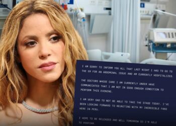 Shakira anullon koncertin në Peru, shtrohet në spital për shkak të problemeve shëndetësore