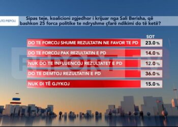 Sondazhi: 36% besojnë se koalicioni që bëri Berihsa, do ta dëmtojë opozitën!