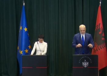 LIVE! Rama në konferencë për shtyp me Komisioneren e BE, Marta Kos: Rruga jonë e vetme është Europa, brenda 2027 mbyllim negociatat