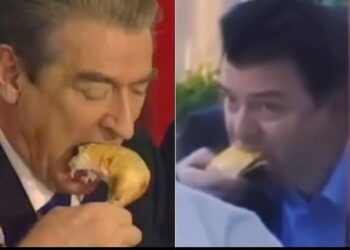 Rama vijon “të tallet” me kundërshtarët politikë, ndan videon ku Basha ha byrek dhe Berisha pulë: Program gojëhapur, jo shaka!