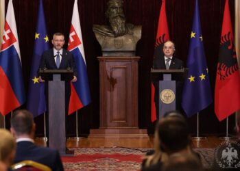Mosnjohja e Kosovës, Presidenti sllovak nga Tirana: Shqiptarët i kemi miq, por vendimi është diplomatik