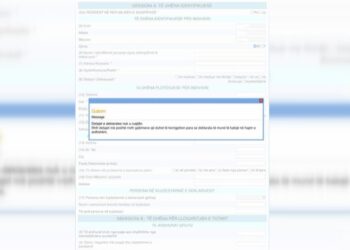 Bie faqja e Tatimeve! Nesër afati i fundit për plotësimin e formularit diva
