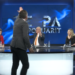 VIDEO / “Histerike, ik pir**u!”/ Andi Bushati sherr me Klodiana Lalën, largohet nga studio