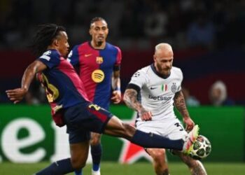 Interi reziston në Spanjë ndaj Barcelonës, barazim në gjysmëfinalen e parë të Champions