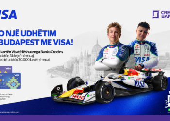 Visa & Credins bank një tjetër bashkëpunim strategjik! Jepi gaz dhe bëhu pjesë e lojës promocionale më të bukur të vitit!