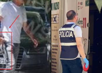 Përplasja te PSD-ja në “Ali Demi”, autori filmohet me armë “Scorpion” të zi në dorë! Kë kishte objektiv?