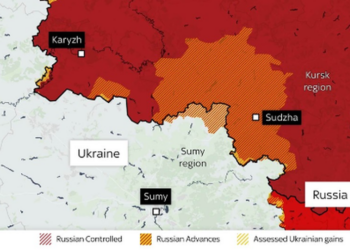 Ministria e Mbrojtjes e Rusisë: Forcat tona janë afër shkatërrimit total të trupave ukrainase në Kursk