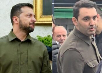FOTOLAJM/ Zelensky shqiptar? Këlliçi shkon në protestën e opozitës i veshur si presidenti ukrainas