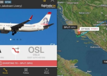 Dy herë në një ditë/ Iu kris xhami, avioni i linjës Tiranë-Oslo bën ulje emergjente në Kroaci