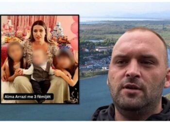 Alma Arrazi u hodh në Bunë bashkë me tre fëmijët prej dhunës së bashkëshortin, Gjykata e Shkodrës dënon me 4 vite burg Erdgys Arrazin