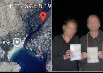 Kishin humbur rrugën në Karaburun, Policia Kufitare i vjen në ndihmë dy turistëve kanadezë në Vlorë