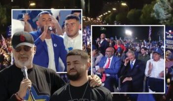 Stresi në mitingun e PD: I kam thënë shokut tim Noizy-t, je në partinë e gabuar, vëlla!