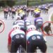 Incident në etapën e tretë të “Giro D’italia” në Vlorë, dhia hyn mes çiklistëve duke i penguar në garë (VIDEO)