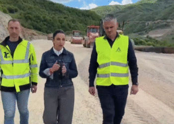 Rruga Qukës-Qafë Plloçë, Balluku inspekton punimet në kantier