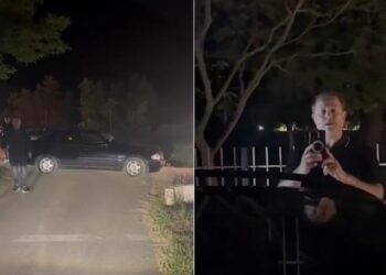 Tensionet e fushatës në Lezhë/ Nënkryetari i Bashkisë publikon videon kur Gjin Gjoni i bllokon rrugën