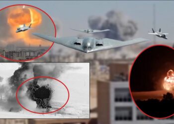 Zhurmë shurdhuese, flakë që ngrihen deri në qiell dhe…/ Dalin pamjet nga sulmi i SHBA mbi centralet bërthamore iraniane (VIDEO)