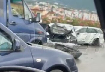 Aksident në Tiranë, raportohet për të lënduar