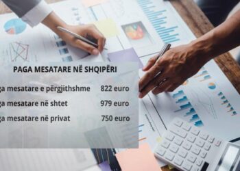 48% e të punësuarve në vend paguhen deri në 600 euro në muaj! Ndërtimi, bujqësia, industria e turizmi, pagat më të ulëta