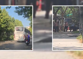 Ekipi dhe stafi serb dalin nga hoteli nën masa të rrepta, policia shoqëron dy autobusë për në stadium