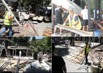 Tirana e Vlora në aksion, lirohen hapësirat publike! Hiqen strukturat e jashtme në lokalet pas Muzeut Kombëtar
