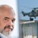 Kryeministri Rama mbërrin në Vlorë me helikopter ushtarak