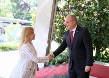Hasani me zv.kryeministren e Ukrainës: Rikonfirmova mbështetjen e palëkundur të Shqipërisë