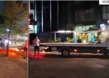 Vlora në aksion për lirimin e hapësirave publike, hiqen me karrotrec dhjetëra makina të parkuara gabim