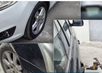 E pazakontë në Pogradec! I kishin zënë vendin e parkimit, u çan gomat makinave