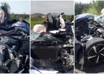 Detaje nga aksidenti me 1 të vdekur dhe 3 të plagosur në Shkodër, kamioni përplasi dy automjete, trupi i viktimës ende në mjet