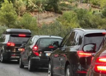 Reshjet e shiut sjellin trafik të renduar në aksin Shkodër – Lezhë