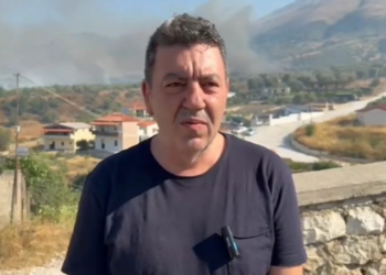 Riaktivizohen vatrat e zjarrit në Delvinë, Prefekti i Vlorës: U dogjën 4 banesa