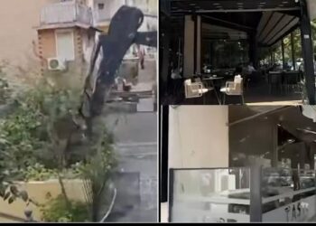 Rama ndan pamje nga aksioni për lirimin e hapësirave publike: Vijojmë! (VIDEO)