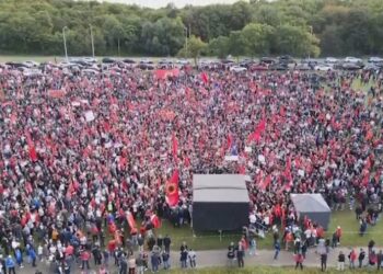 “Mbi 11 mijë shqiptarë kemi protestuar në Hagë”, nënkryetari i OVL flet për protestën masive