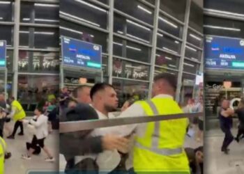 VIDEO / Grushta e shkelma në Rinas, dalin pamjet e sherrit masiv! Ja çfarë ndodhi mes policisë dhe udhëtarëve
