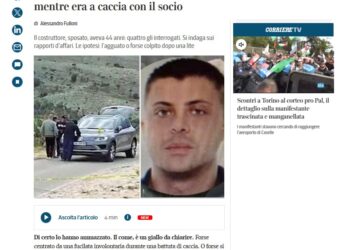 Mediat italiane pasqyrojnë lajmin e vrasjes së biznesmenit Edoardo Sarchi: Vrasje aksidentale apo ekzekutim i mirëorganizuar (VIDEO)