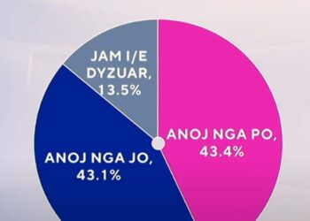 Emërime nga PD në qeveri? Sondazhi: 43.4 përqind përgjigjen PO, 43.1 përqind kundër