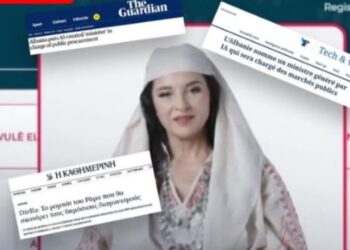 Ministrja për Inteligjencën Artificiale, Rama: Diella pushton gazetat e botës