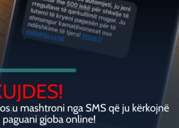 Gjoba të rreme në qarkullim, paralajmërim për mashtrim kibernetik