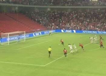 Shqipëria mbyll në avantazh pjesën e parë ndaj Letonisë me një gol nga Kristjan Asllani (VIDEO)