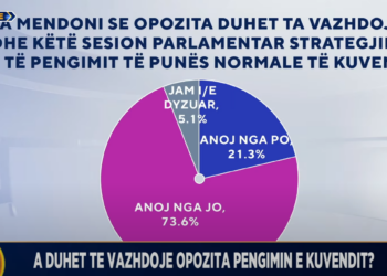 Zëri i Shqiptarëve/ Pengimin e punës së Kuvendit nga ana e opozitës, ja si e gjykojnë qytetarët