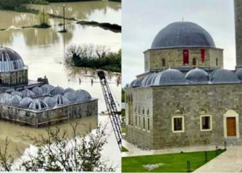Shiu në Shkodër, Rama ndan pamjet nga Xhamia e Plumbit: Dikur përmbytej çdo vit, sot pas restaurimit nuk …