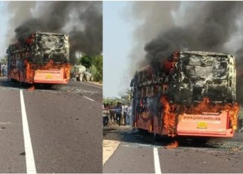 Autobus përfshihet nga flakët, të paktën 20 viktima dhe mbi 10 të plagosur