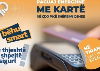 Nga 1 tetori, faturat e energjisë do të paguhen edhe me kartë pranë pikave të shërbimit të OSHEE