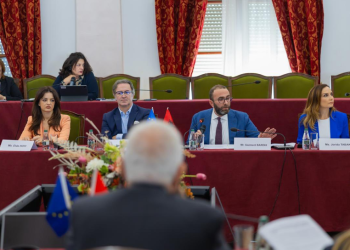 Demokratët takohen me delegacionin e Stabilizim-Asocimit, Bardhi: Diskutuam për raportin e ODIHR